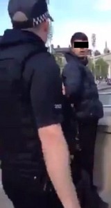 Facebook video of Yusaf khan being arrested in Centenary Square in Bradford