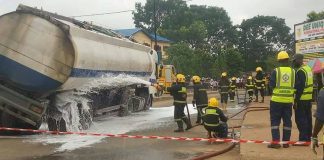 Tanker driver arrested in Lagos as tragedy averted