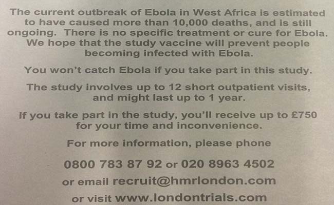 ebola advert