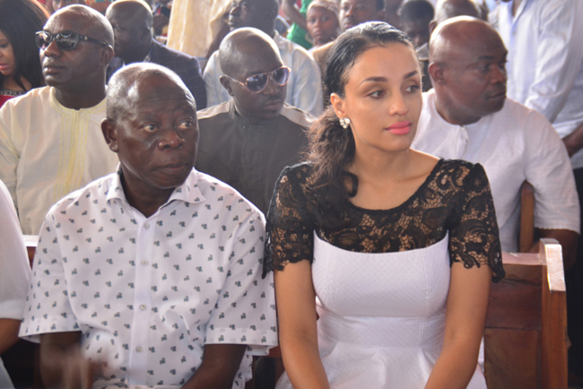 gov. oshiomhole and wife OrijoReporter.com Lara Oshimhole denies divorce