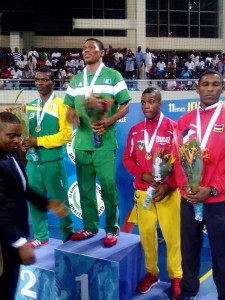 Femi Oyeleye (third from right)
