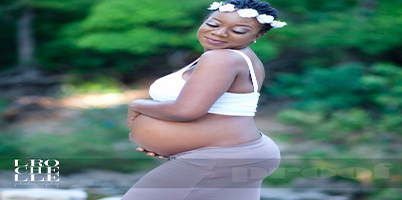 OrijoReporter.com, Deyemi Okanlawon's wife's maternity photo