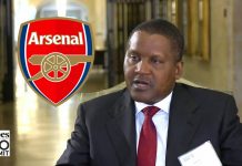 Dangote talks about how he became Arsenal Fan since 80s OrijoReporter.com, Dangote Arsenal fan