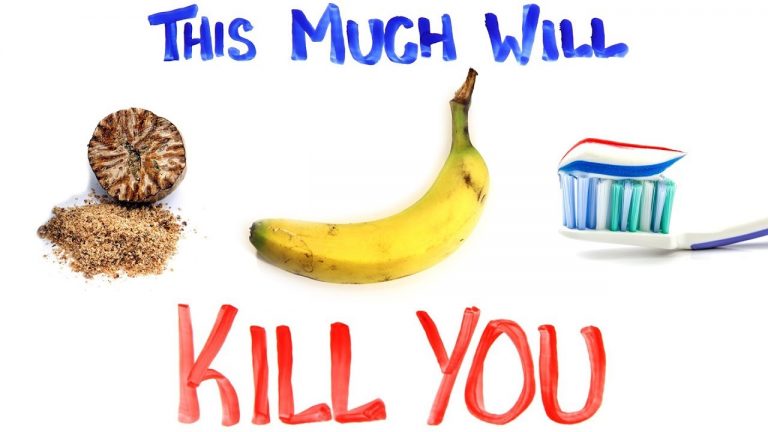 Amount of food and drinks that can kill you