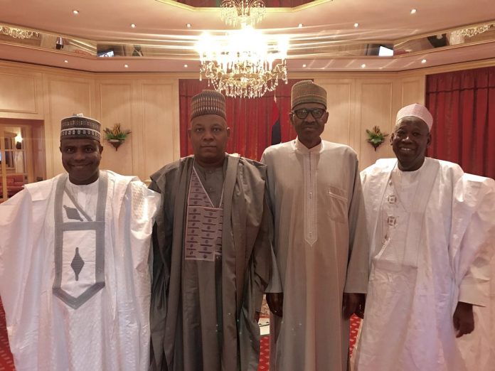 buhari meets govs OrijoReporter.com, 72nd Session of the United Nations General Assembly