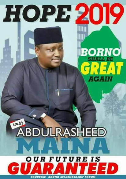 Maina2 OrijoReporter.com, Maina’s governorship campaign posters