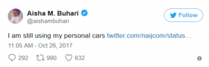 OrijoReporter.com, Aisha Buhari SUVs gift scandal