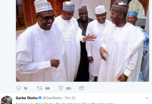 OrijoReporter.com, picture of Buhari with Maina