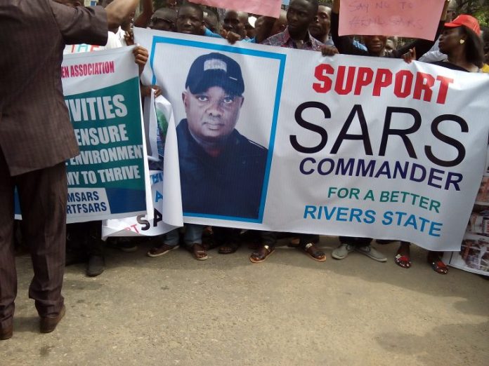 OrijoReporter.com, PRO-SARS PROTEST