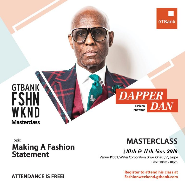 Register NOW to Attend GTBank Fashion Weekend