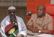 Kanu predicts Abia Gov’s defeat in New Year message