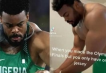 Viral video of Nigeria’s Olympic finalist washing his only jersey trending