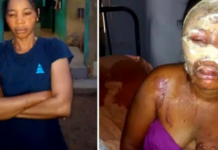 Woman pours hot water on husband’s side-chick inside church