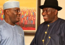 2023: Jonathan declares support for Atiku