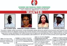 EFCC declares Emefiele’s wife, three others wanted Over Alleged fraud