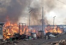 Fire: Ban smoking in markets, sawmills, says Lagos Govt.