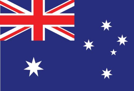 flags of Australia, vector icon Illustration