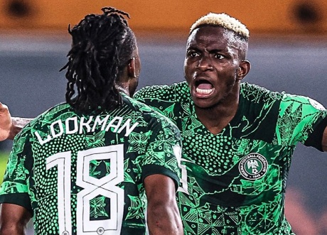 NFF Reacts to report of Osimhen leaving AFCON camp over outburst at Lookman