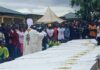 16 CASKETS, ONE GRAVE! Benue Community Buries Herdsmen Attack Victims