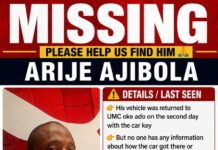DAY 3! Wife Raises Alarm Over Missing Husband In Ibadan