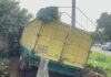 IBADAN HORROR! FEMALE CORPS MEMBER KILLED AS TRUCK CRUSHES VEHICLES