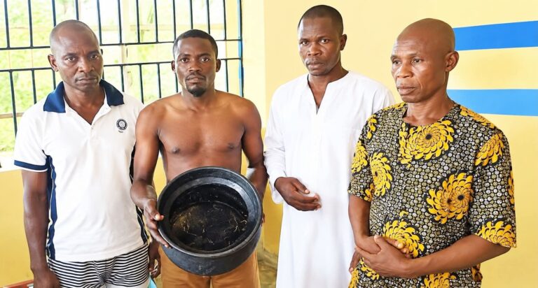 MONEY RITUALS: PASTOR, 3 OTHERS CAUGHT WITH HUMAN SKULL IN OGUN